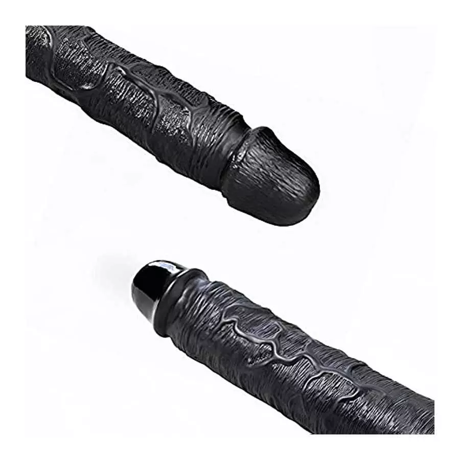 Realistic Double Ended Dildo 18.1 Inches Long G Spot Dildo Flexible Double Dong with Veins and Glans for Women Men Vaginal Prost