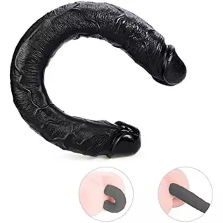 Realistic Double Ended Dildo 18.1 Inches Long G Spot Dildo Flexible Double Dong with Veins and Glans for Women Men Vaginal Prost Realistic Double Ended Dildo 18.1 Inches Long G Spot Dildo Flexible Double Dong with Veins and Glans for Women Men Vaginal Prost