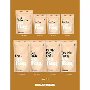 Doc Johnson Double Dong in A Bag - 13 inch - Total Length: 13 in. (33 cm), Width/Diameter: 1.5 in. (3.8 cm), Crystal Clear TPE Doc Johnson Double Dong in A Bag - 13 inch - Total Length: 13 in. (33 cm), Width/Diameter: 1.5 in. (3.8 cm), Crystal Clear TPE