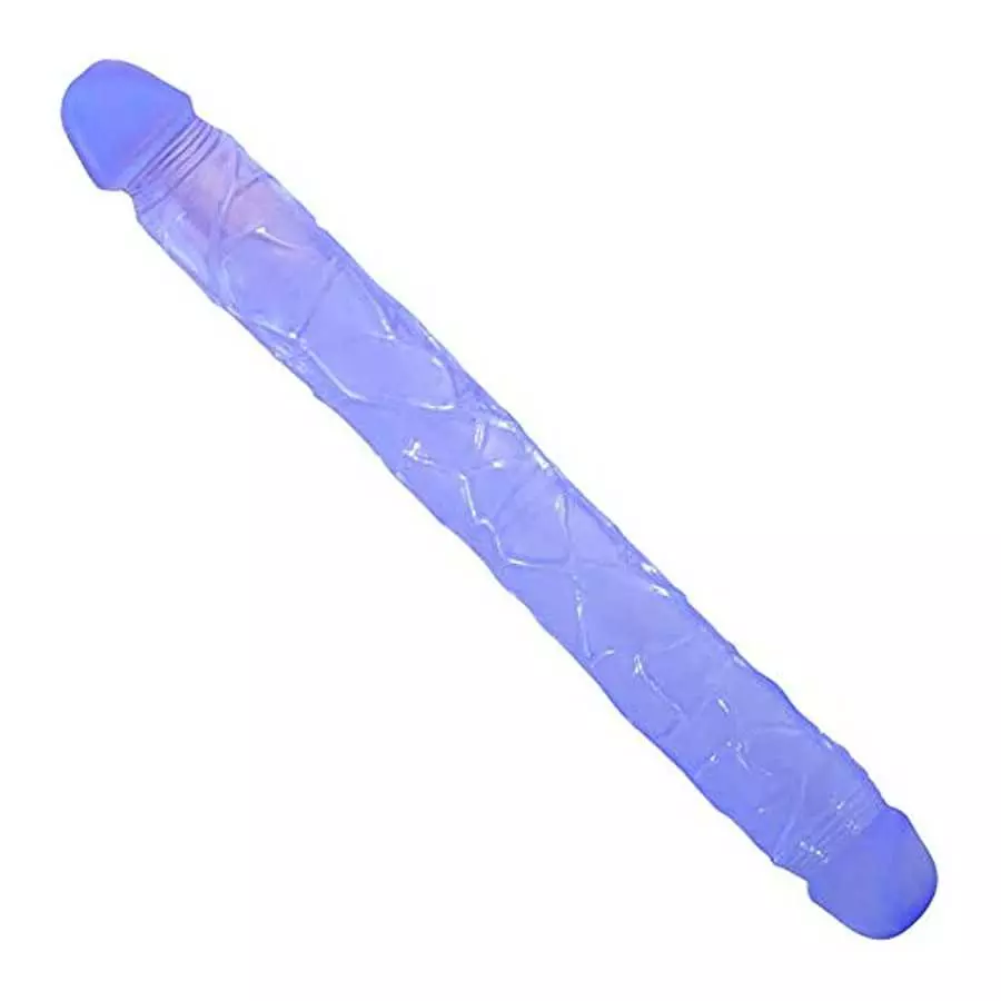 15.35 inch Realistic Double-Ended Dildo,Extra Long Dual Head Dong Fake Penis G Spot Dildo Vaginal Anal Stimulate for Women/Lesbi