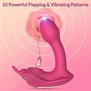 Dual-Action Remote Wearable Vibrator - MEANINS Sophia, G Spot Vibrator with Vibrating & Flapping Modes, Vibrating G Spot Dildo, Dual-Action Remote Wearable Vibrator - MEANINS Sophia, G Spot Vibrator with Vibrating & Flapping Modes, Vibrating G Spot Dildo,