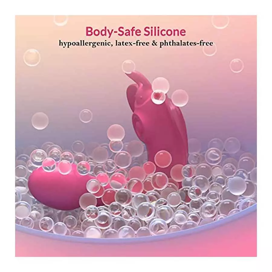 Dual-Action Remote Wearable Vibrator - MEANINS Sophia, G Spot Vibrator with Vibrating & Flapping Modes, Vibrating G Spot Dildo,