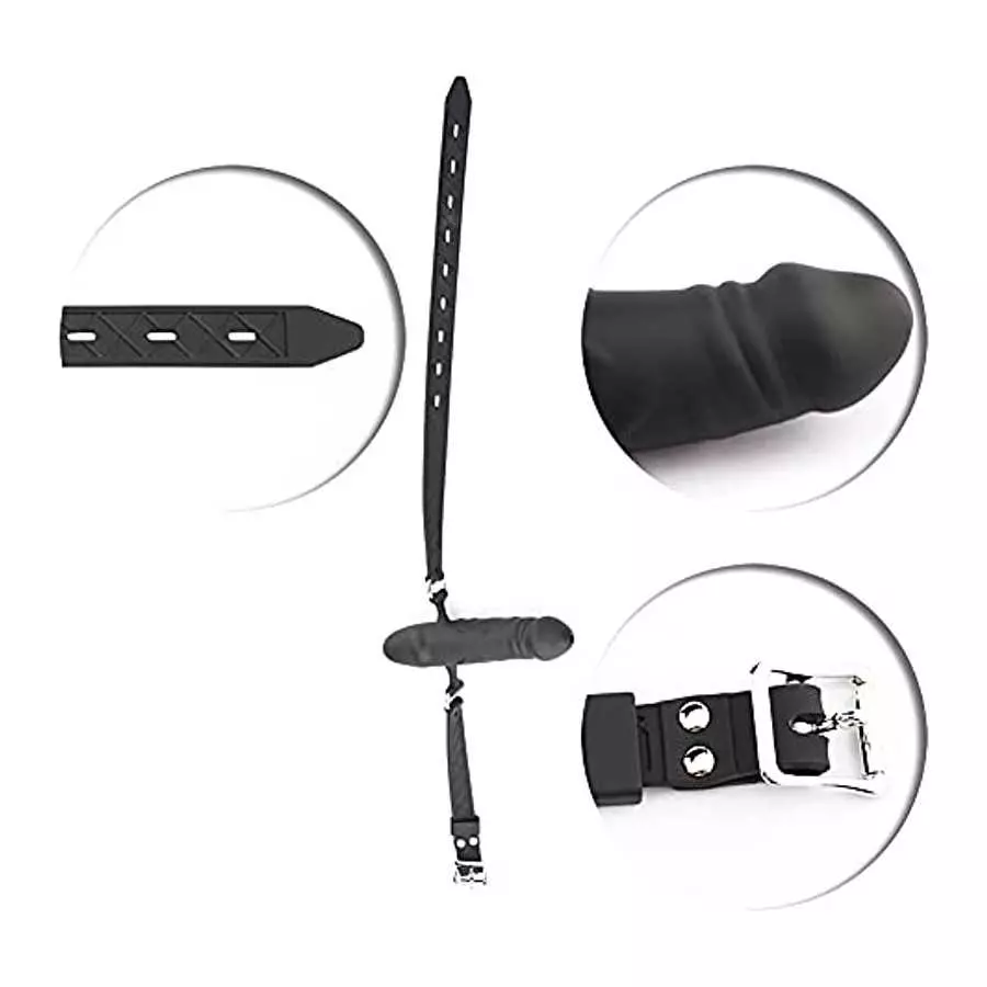 Wearable Adjustable Harness Penis Silicone Dildos with Hole Sex Toy for Lesbian Women