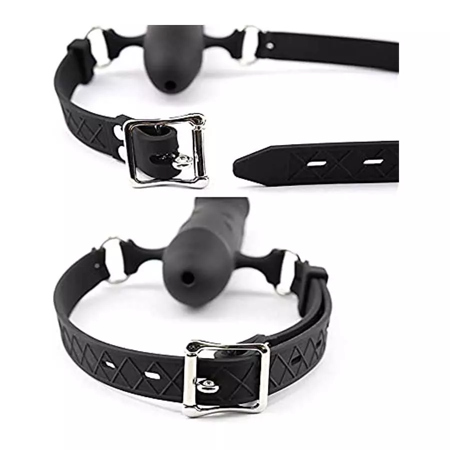 Wearable Adjustable Harness Penis Silicone Dildos with Hole Sex Toy for Lesbian Women