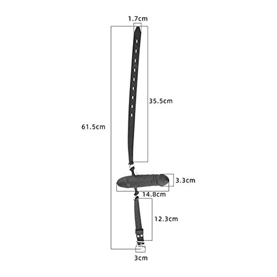 Wearable Adjustable Harness Penis Silicone Dildos with Hole Sex Toy for Lesbian Women