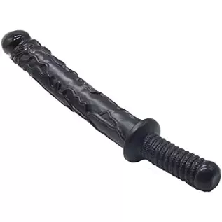 Realistic Double Headed Long Dildo with Handle 18.5" Double Sided Soft Dildos Flexible Sex Toys