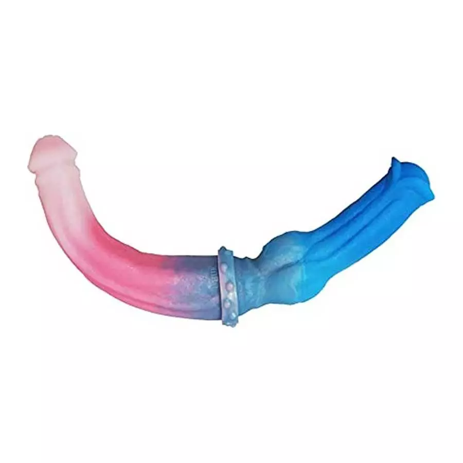 Silicone Made One Dog One Horse Double-Ended Dildo Dual Dildos Animal Style Big Size Multi Color