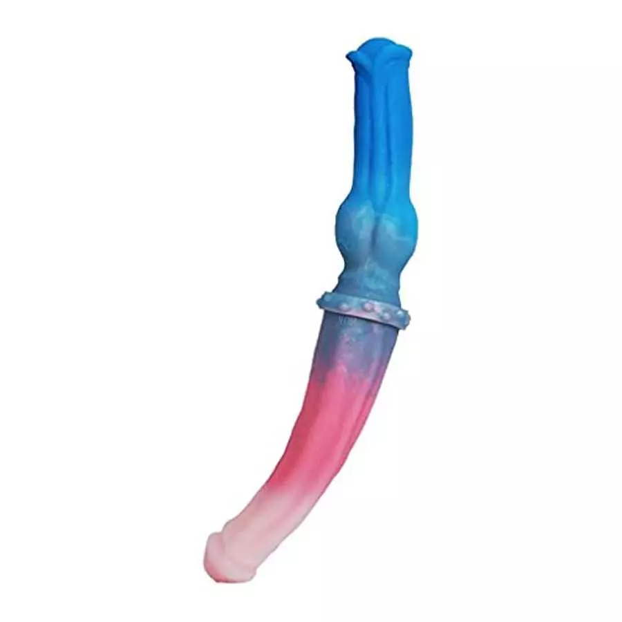 Silicone Made One Dog One Horse Double-Ended Dildo Dual Dildos Animal Style Big Size Multi Color