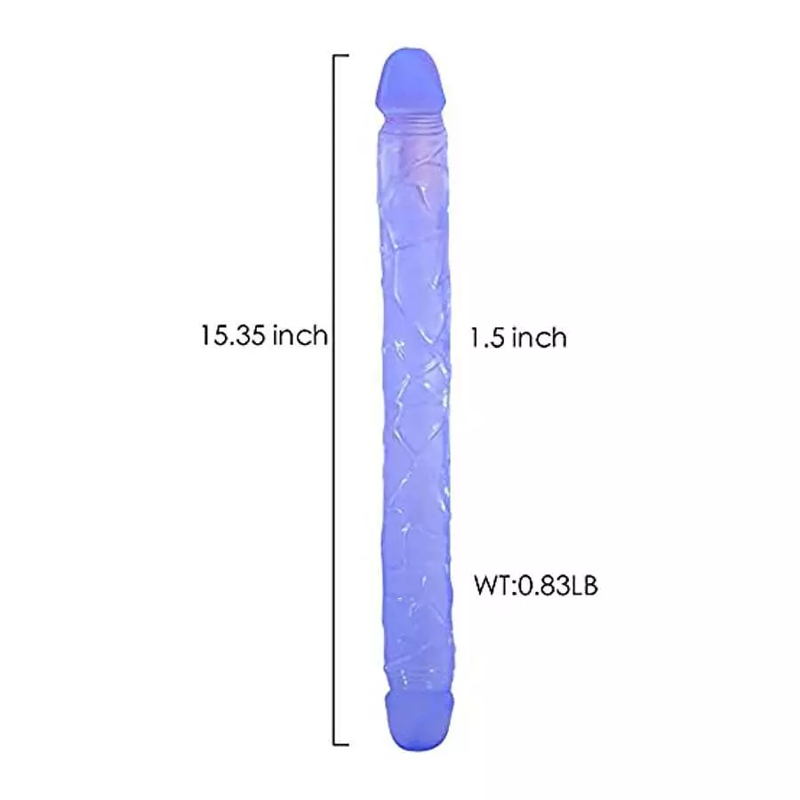15.4 inch Super Long Double Ended Dildo+ 9 inch Purple Horse Dildo Sex Toys