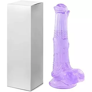 15.4 inch Super Long Double Ended Dildo+ 9 inch Purple Horse Dildo Sex Toys 15.4 inch Super Long Double Ended Dildo+ 9 inch Purple Horse Dildo Sex Toys