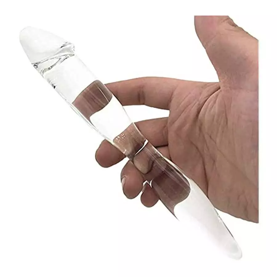 Yaminkc Glass Dildo Smooth Realistic Penis Anal Plug Glass Penis Double-Ended Use Massager Crystal Yaminkc Glass Dildo Smooth Realistic Penis Anal Plug Glass Penis Double-Ended Use Massager Crystal