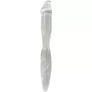 Yaminkc Glass Dildo Smooth Realistic Penis Anal Plug Glass Penis Double-Ended Use Massager Crystal Yaminkc Glass Dildo Smooth Realistic Penis Anal Plug Glass Penis Double-Ended Use Massager Crystal