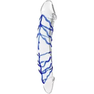 Double Ended Glass Dildo for Anal Vagina for Women,Big Realistic Crystal Penis with Raised Spiral Texture for G-spot Stimulator Double Ended Glass Dildo for Anal Vagina for Women,Big Realistic Crystal Penis with Raised Spiral Texture for G-spot Stimulator