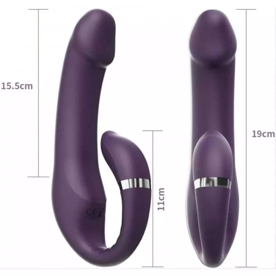 G Spot Vibrator Double-Ended Adult Pleasure Vibrator Toy Female (Rose Red Pleasure)