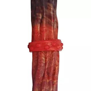 13 inches Long Double End Devil Dildo, Body-Safe Red&Cyan Silicone Double Headed Anal Butt Plug Sex Toy Penetration Dual Dong fo