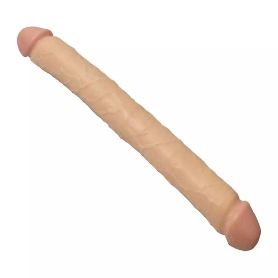 18 Inch Double Sided Dong Ended Realistic Sturdy Dildo - Double Header Ended Penis for Women Lesbian (Flesh) 18 Inch Double Sided Dong Ended Realistic Sturdy Dildo - Double Header Ended Penis for Women Lesbian (Flesh)