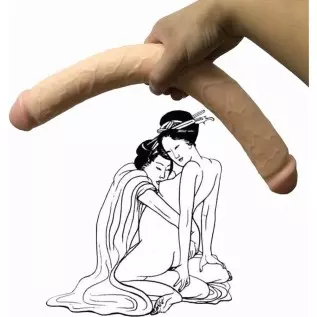 18 Inch Double Sided Dong Ended Realistic Sturdy Dildo - Double Header Ended Penis for Women Lesbian (Flesh) 18 Inch Double Sided Dong Ended Realistic Sturdy Dildo - Double Header Ended Penis for Women Lesbian (Flesh)