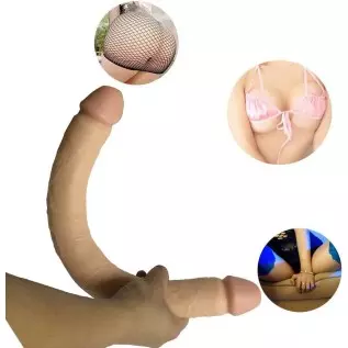 18 Inch Double Sided Dong Ended Realistic Sturdy Dildo - Double Header Ended Penis for Women Lesbian (Flesh) 18 Inch Double Sided Dong Ended Realistic Sturdy Dildo - Double Header Ended Penis for Women Lesbian (Flesh)