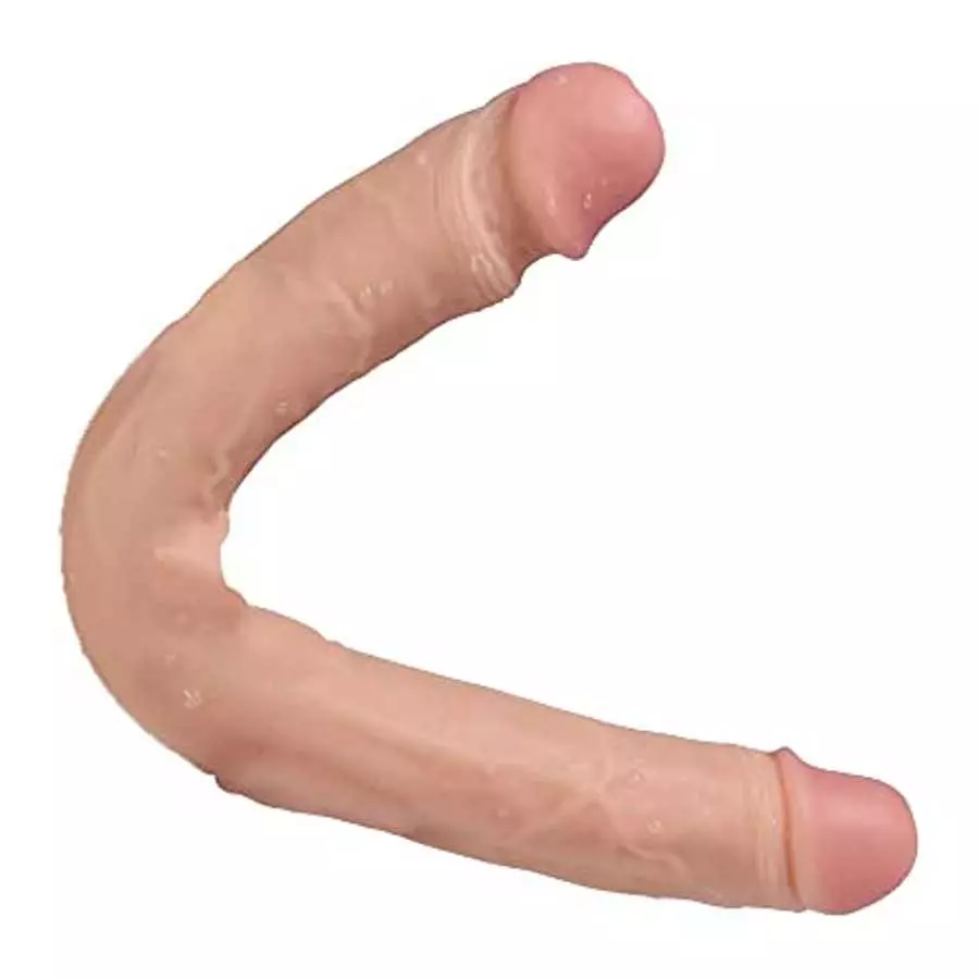 15Inch Double-Sided Realistic Dildo, Lifelike Soft Double Ended Dildos, Dual Headed Anal Dildo Double Header Adult Sex Toy