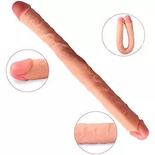 Extra Long Double-Ended Dildo, 15.7 Inch Realistic Double Sided Dildos for Women Flexible Double Header Adult Sex Toys Extra Long Double-Ended Dildo, 15.7 Inch Realistic Double Sided Dildos for Women Flexible Double Header Adult Sex Toys