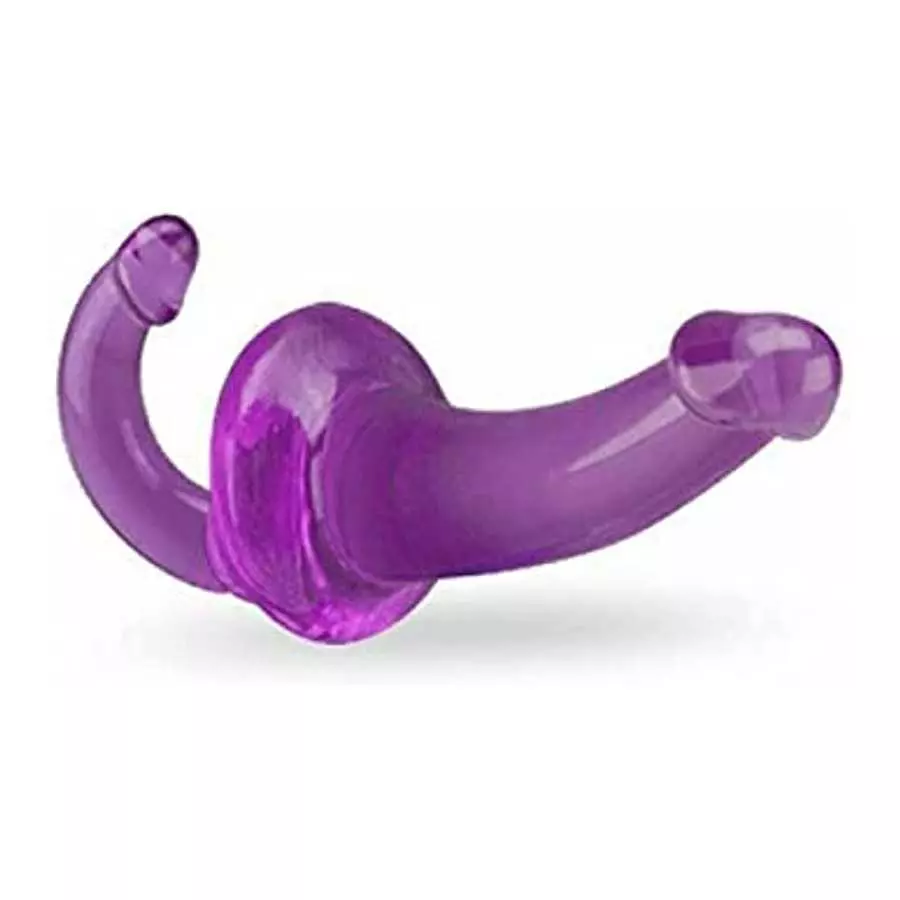 [WALLER PAA] Strapless Strap on Double Ended Dildo Dong Sex-Toys for Women Lesbians