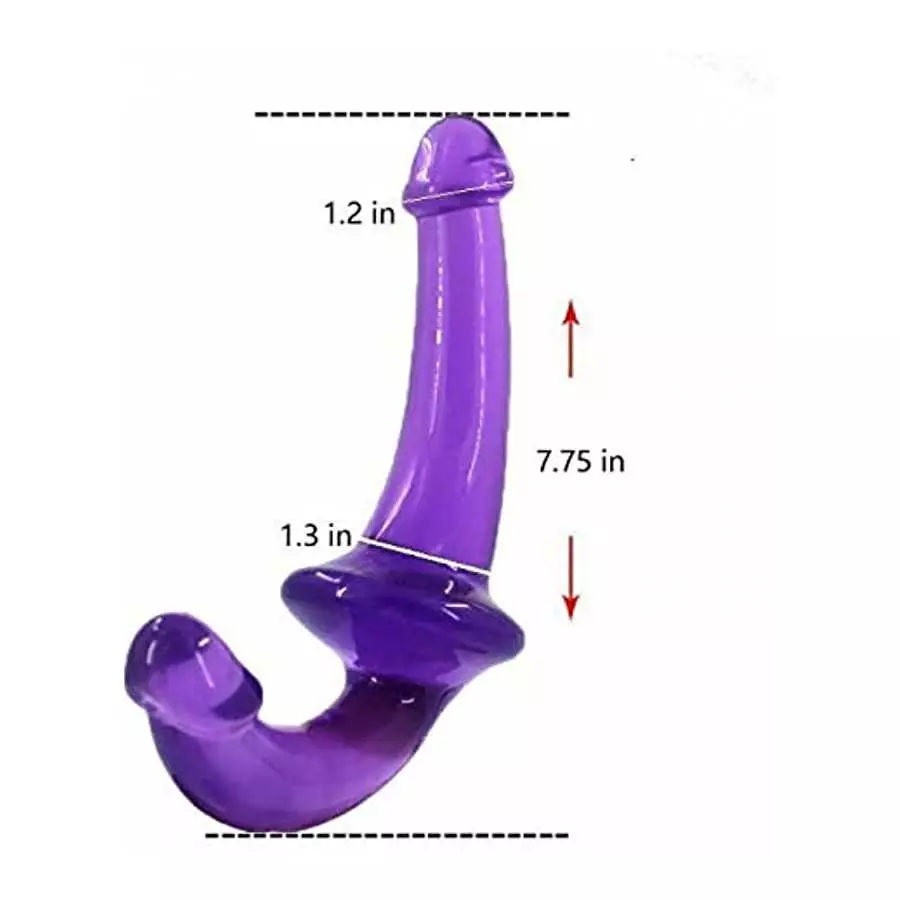 [WALLER PAA] Strapless Strap on Double Ended Dildo Dong Sex-Toys for Women Lesbians