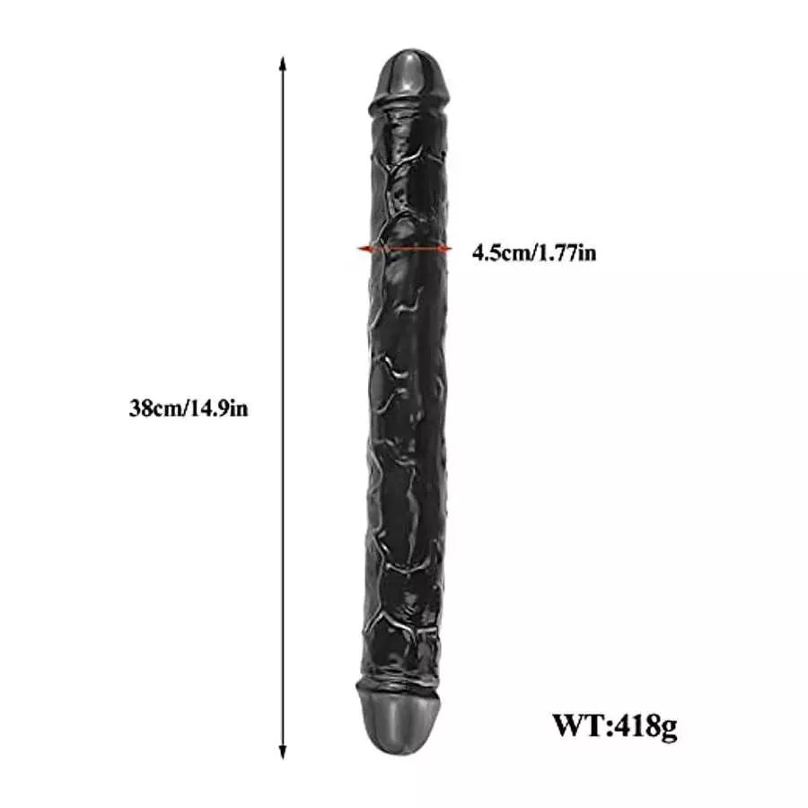 Lestesy 14.91.7 in Double Dildo,Big Black Dildo Adult Sex Toys for Lesbian Women L