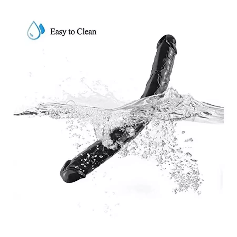 Lestesy 14.91.7 in Double Dildo,Big Black Dildo Adult Sex Toys for Lesbian Women L