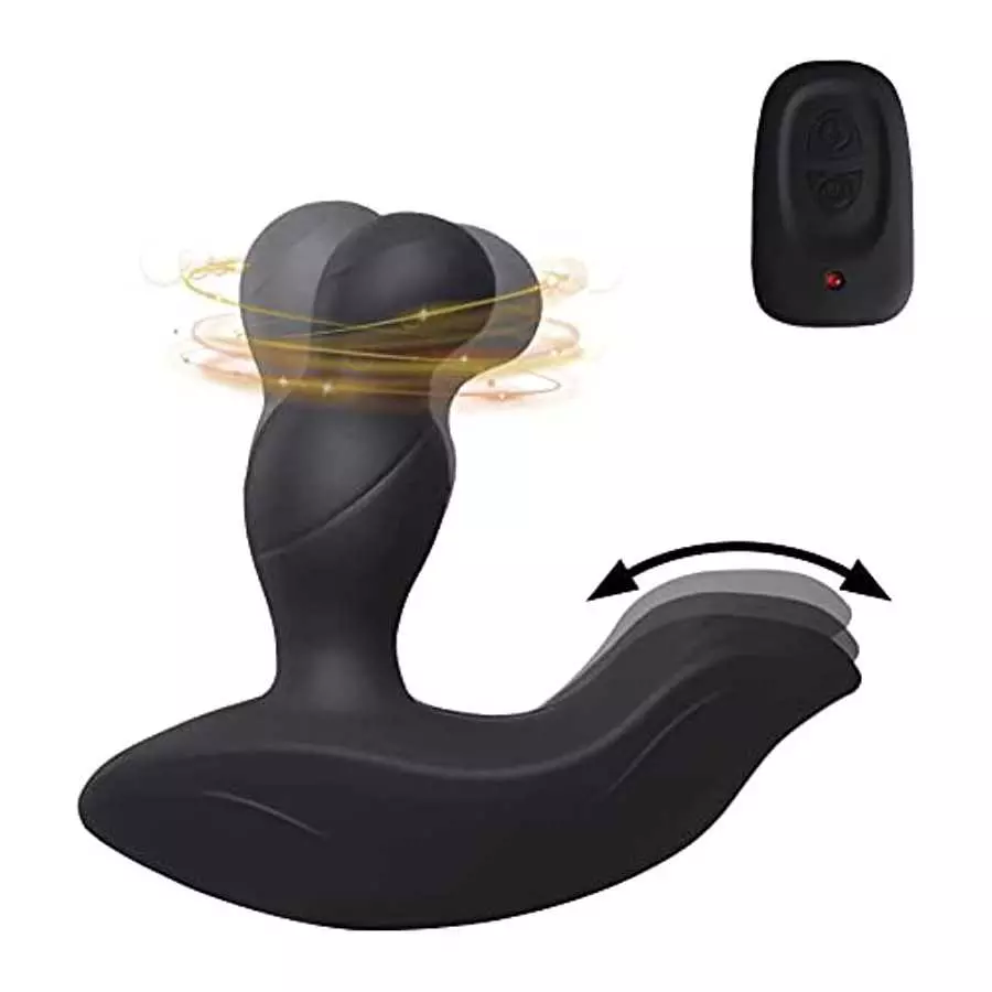 Prostate Vibrator for Men with 360 Degree Rotating Head Massage Anal Plug G Spot Clitoris for Couples Prostate Vibrator for Men with 360 Degree Rotating Head Massage Anal Plug G Spot Clitoris for Couples