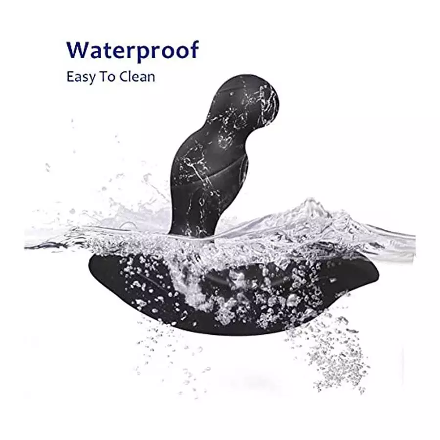 Prostate Vibrator for Men with 360 Degree Rotating Head Massage Anal Plug G Spot Clitoris for Couples