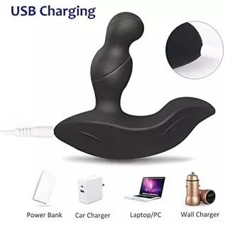 Prostate Vibrator for Men with 360 Degree Rotating Head Massage Anal Plug G Spot Clitoris for Couples Prostate Vibrator for Men with 360 Degree Rotating Head Massage Anal Plug G Spot Clitoris for Couples