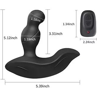 Prostate Vibrator for Men with 360 Degree Rotating Head Massage Anal Plug G Spot Clitoris for Couples Prostate Vibrator for Men with 360 Degree Rotating Head Massage Anal Plug G Spot Clitoris for Couples