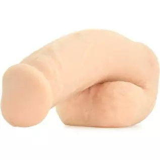 Doc Johnson - Pack It - Prosthetic Flaccid Penis - Realistic Size and Feel - Heavy (200 g)- Caramel