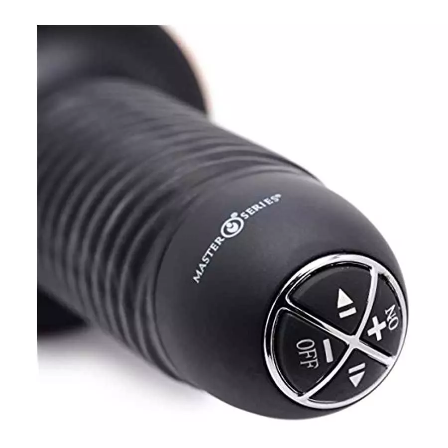 Master Series Double Decker 13x Vibrating Dual Dildo Thruster
