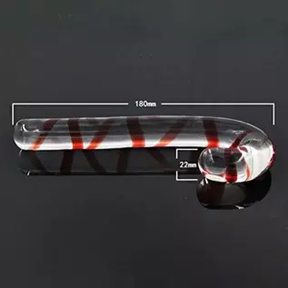 Amosfun Glass Dildo G-Spot Penis Dong Masturbation Vaginal Anal Butt Plug Toy for Female Women Amosfun Glass Dildo G-Spot Penis Dong Masturbation Vaginal Anal Butt Plug Toy for Female Women