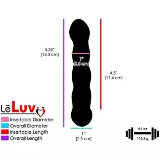 LeLuv Glass Dildo Bulb Shaft Bulb Tilted Head Bulb Base with Embroidered Padded Pounch LeLuv Glass Dildo Bulb Shaft Bulb Tilted Head Bulb Base with Embroidered Padded Pounch
