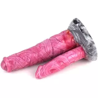 Double-Ended Dildo with Suction Cup Realistic G-Spot Dildos, 10 Inch Huge Double Headed Animal Sex Toy (Pink) Double-Ended Dildo with Suction Cup Realistic G-Spot Dildos, 10 Inch Huge Double Headed Animal Sex Toy (Pink)