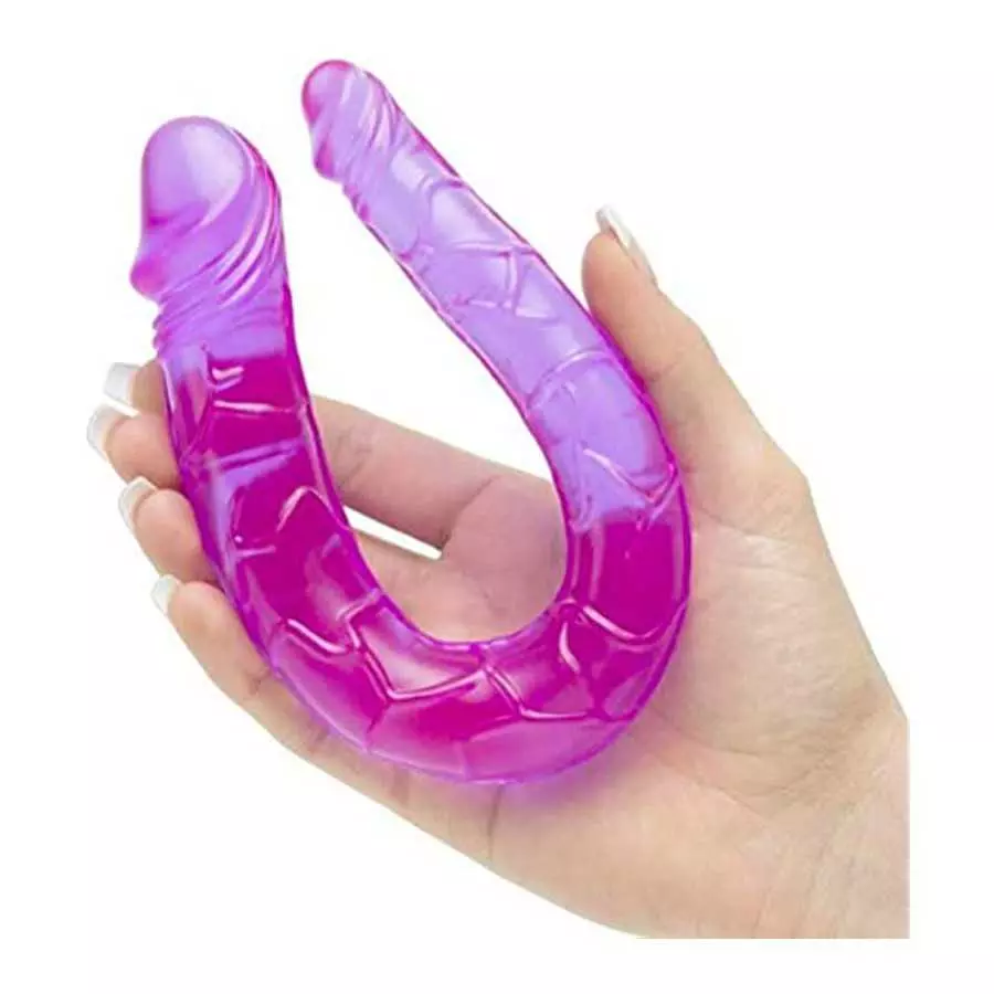 NEA Bendable Flexible Realistic Double Ended Rod Hole Pleasure Double Penetration Couple Joy Store17927