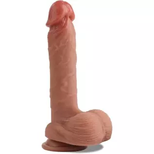 Realistic Dildo for Beginners Lifelike Huge Silicone Dildo, with Strong Suction Cup for Hands-Free Play, Realistic Penis for G-S