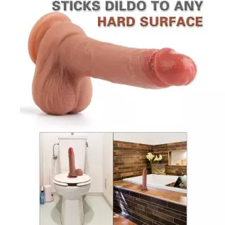 Realistic Dildo for Beginners Lifelike Huge Silicone Dildo, with Strong Suction Cup for Hands-Free Play, Realistic Penis for G-S