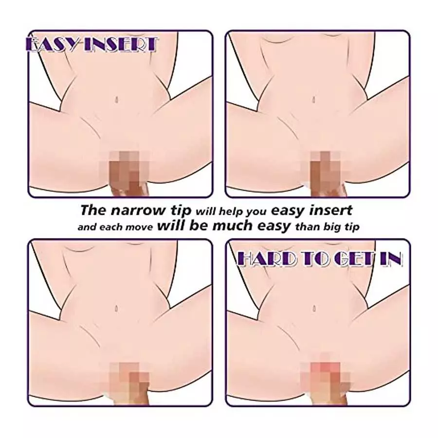 Small Glans Big Thick Dildo with Strong Suction Cup, Huge Realistic Dildo for Anal Play, Fake Penis Adult Sex Toy for Vagina Ana