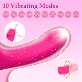 Strapless Strap-On G-Spot Dildo Vibrator for Women, Dreamyslut Anti-Slip Remote Control Realistic Double-Ended Dildo Vibrating B
