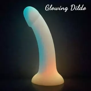8'' Liquid Silicone Realistic Dildo,Gradient Color Penis for Vaginal and Anal Sex,Adult Sex Toy for G-spot and Prostate Orgasm,L