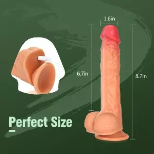 Thrusting Vibrator Dildo with Heating - 8.7" Realistic G Spot Vibrators Clitoral Anal Stimulator with 8 Vibrating Pleasure Modes Thrusting Vibrator Dildo with Heating - 8.7" Realistic G Spot Vibrators Clitoral Anal Stimulator with 8 Vibrating Pleasure Modes