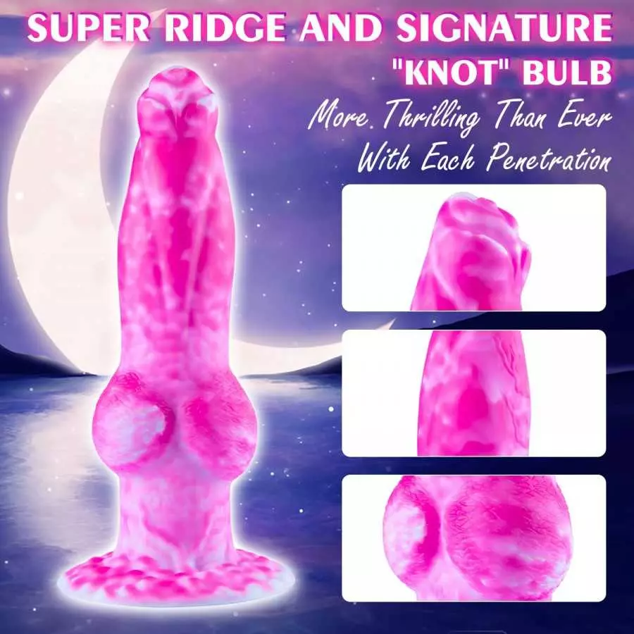 Thrusting Dildo Realistic Vibrating Dildos - 8.8in Women Sex Toys Thick G Spot Anal Dildo Thrusting Vibrator with 7 Modes, Silic