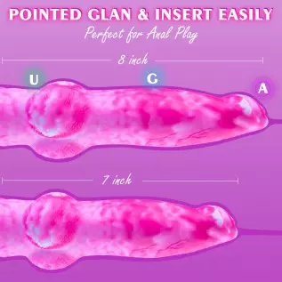 Thrusting Dildo Realistic Vibrating Dildos - 8.8in Women Sex Toys Thick G Spot Anal Dildo Thrusting Vibrator with 7 Modes, Silic