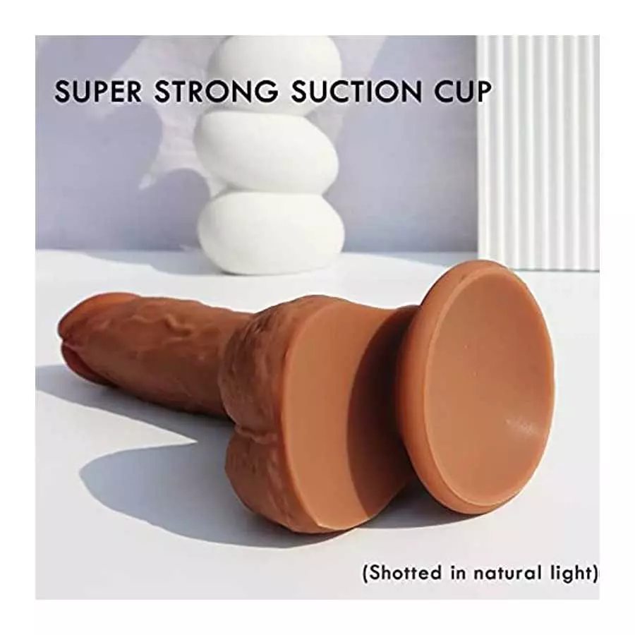 9 Inch Realistic Dildo Dual Density Liquid Silicone Cock with Strong Suction Cup,OIXGIRL Lifelike Penis Sex Toy Flexible Female