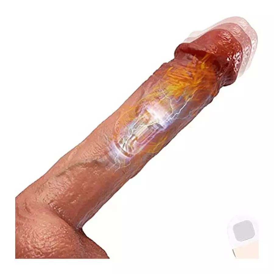 4 in 1 Thrusting Dildo Vibrator with Rotating and Heating, G-spot Dildos for Vagina and Anal Stimulation with 3 Thrust & 5 Vibra 4 in 1 Thrusting Dildo Vibrator with Rotating and Heating, G-spot Dildos for Vagina and Anal Stimulation with 3 Thrust & 5 Vibra