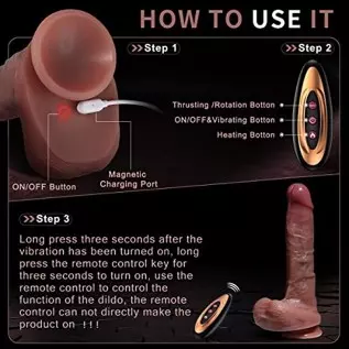 Realistic Dildo Thrusting Dildo Vibrator with 5 Thrusting Modes 9.5 Inch Vibrating Dildo, G Spot Dildos Adult Sex Toys for Women Realistic Dildo Thrusting Dildo Vibrator with 5 Thrusting Modes 9.5 Inch Vibrating Dildo, G Spot Dildos Adult Sex Toys for Women