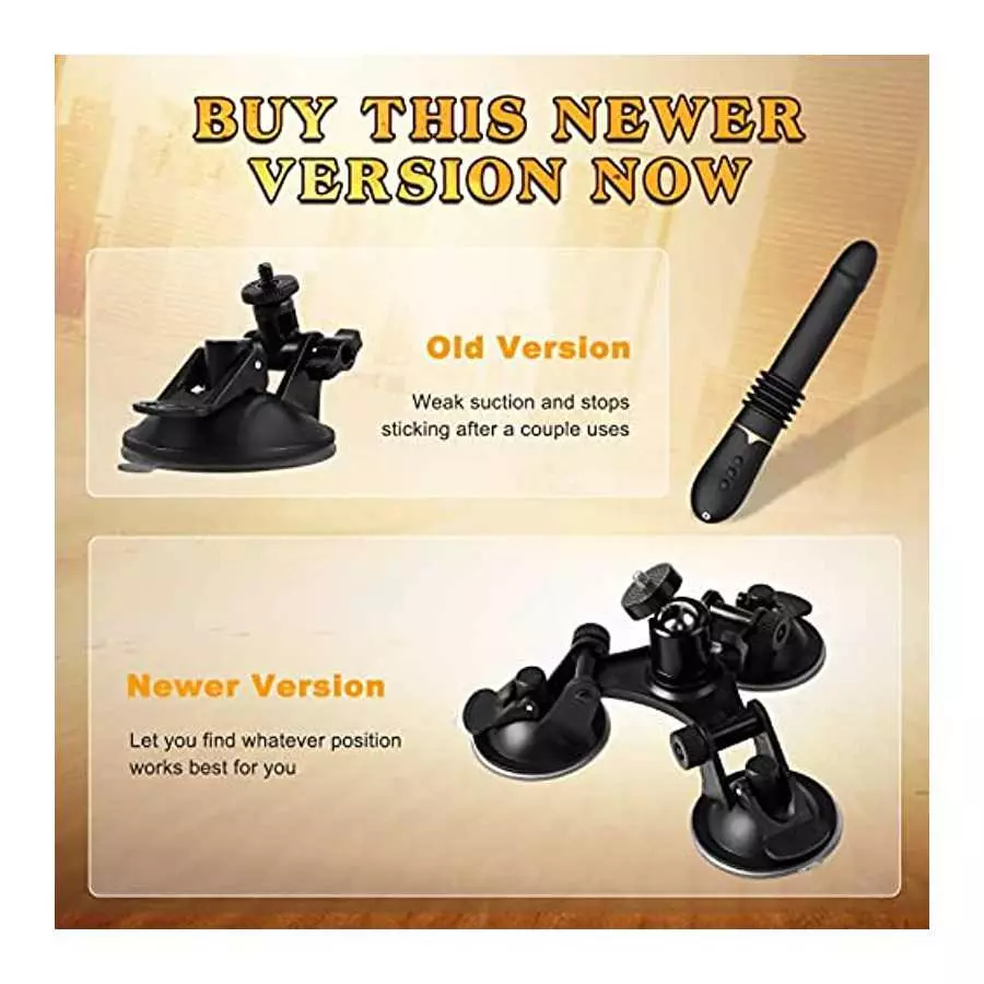 Sex Machine Thrusting Dildo Vibrator - Realistic Vibrating Dildo for Women with 3 Thrusts 7 Vibrations, Suction Cup Dildo for Cl